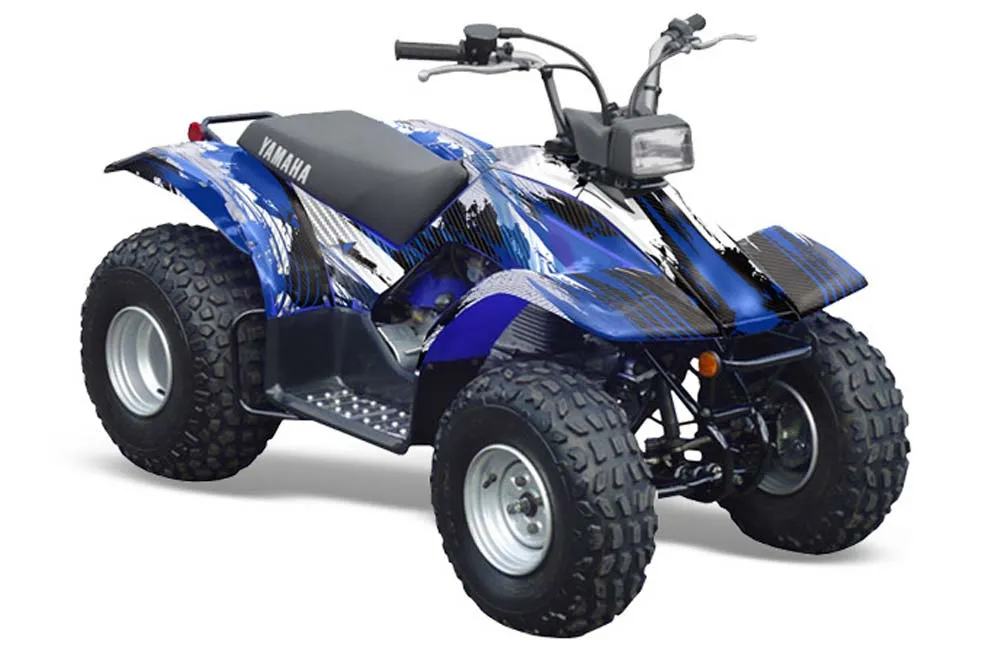 Yamaha Breeze 125 ATV Graphic Kit - 1989-2007 Carbon X Blue