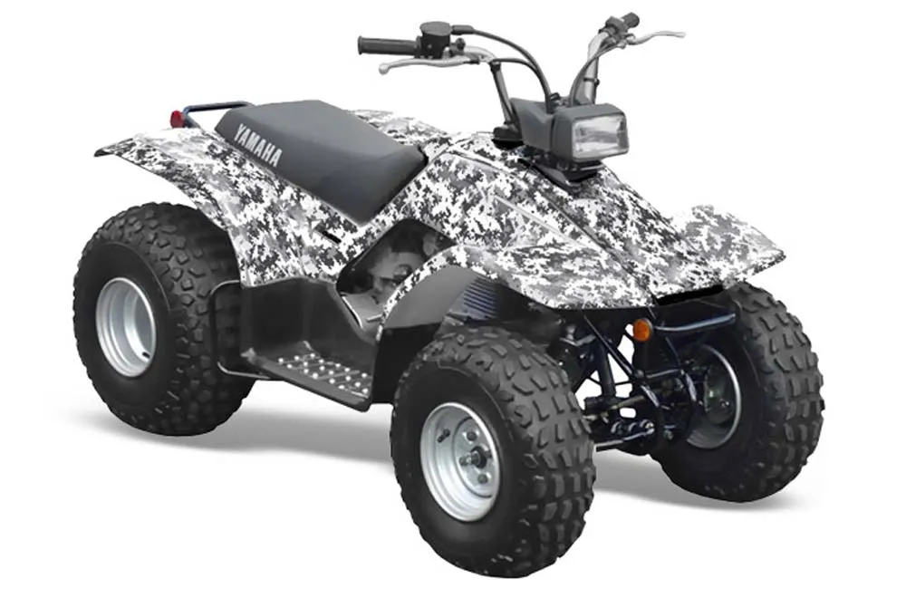 Yamaha Breeze 125 ATV Graphic Kit - 1989-2007 Digi Camo White