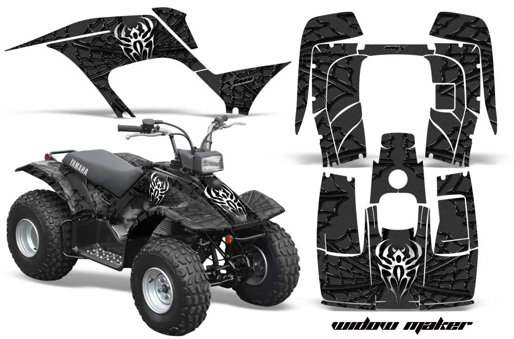 Yamaha Breeze 125 ATV Graphic Kit - 1989-2007 Widow Maker Black