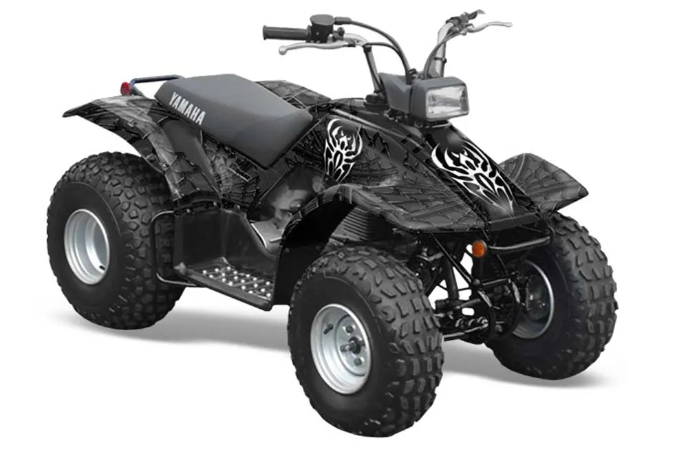 Yamaha Breeze 125 ATV Graphic Kit - 1989-2007 Widow Maker Black