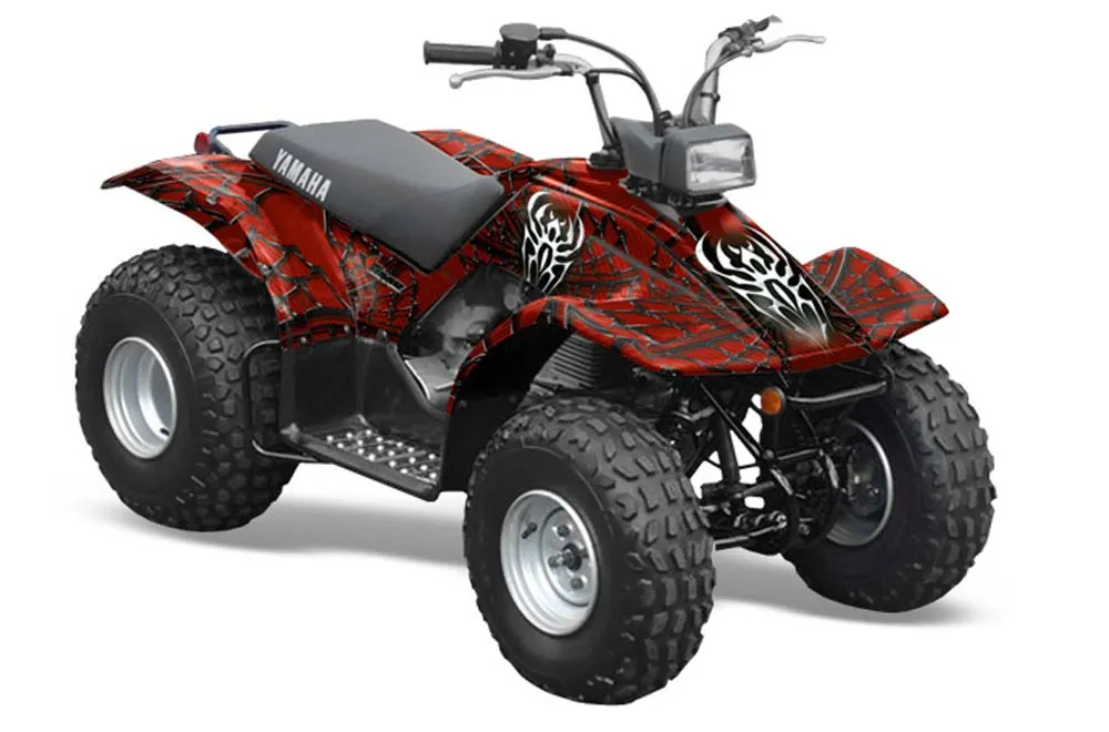 Yamaha Breeze 125 ATV Graphic Kit - 1989-2007 Widow Maker Red