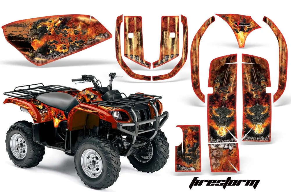 Yamaha Grizzly 660 ATV Custom Graphic Kit - All Years