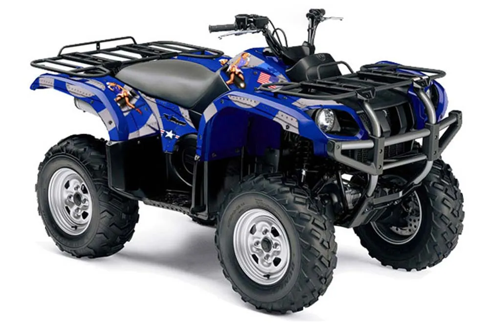 Yamaha Grizzly 660 ATV Graphic Kit - All Years T Bomber Blue