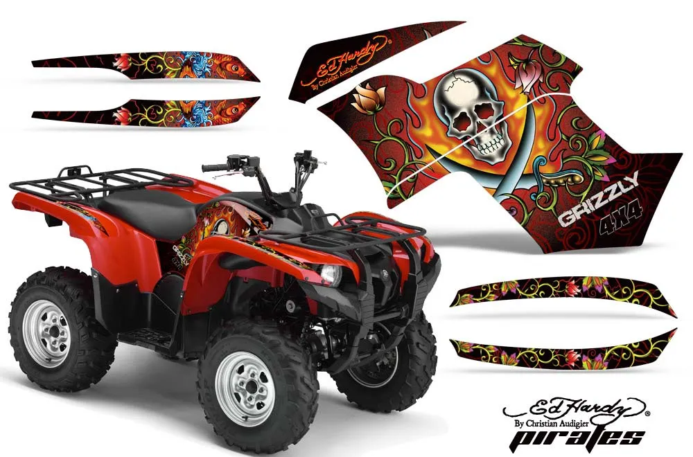 Yamaha Grizzly 700 / 550 ATV Custom Graphic Kit - 2007-2014