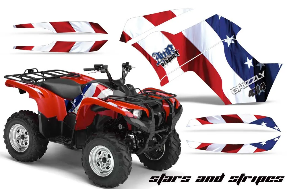 Yamaha Grizzly 700 / 550 ATV Custom Graphic Kit - 2007-2014