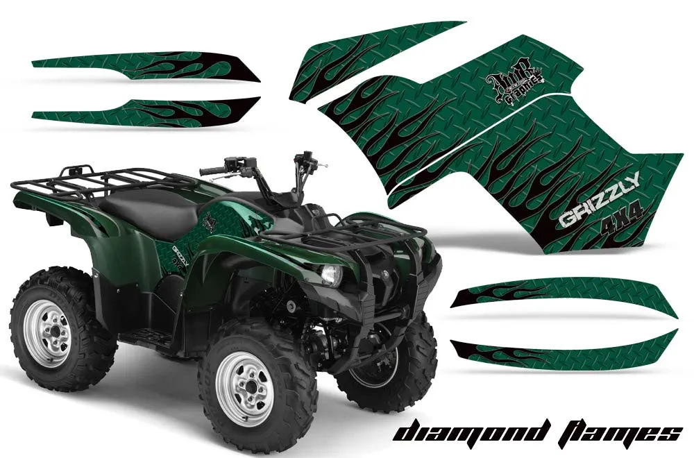 Yamaha Grizzly 700 / 550 ATV Custom Graphic Kit - 2007-2014