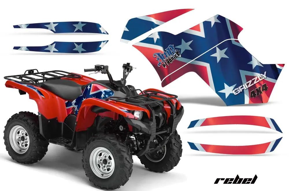 Yamaha Grizzly 700 / 550 ATV Graphic Kit - 2007-2014 Rebel
