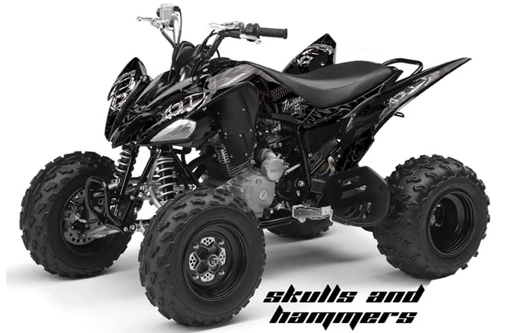 Yamaha Raptor 250 ATV Graphic Kit - 2008-2014 Huntington Ink Black