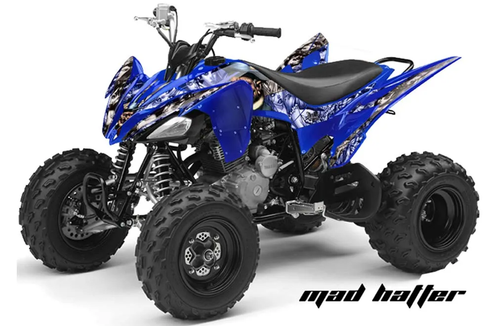 Yamaha Raptor 250 ATV Graphic Kit - 2008-2014 Mad Hatter Blue