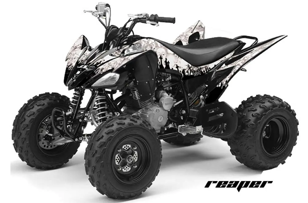 Yamaha Raptor 250 ATV Graphic Kit - 2008-2014 Reaper White