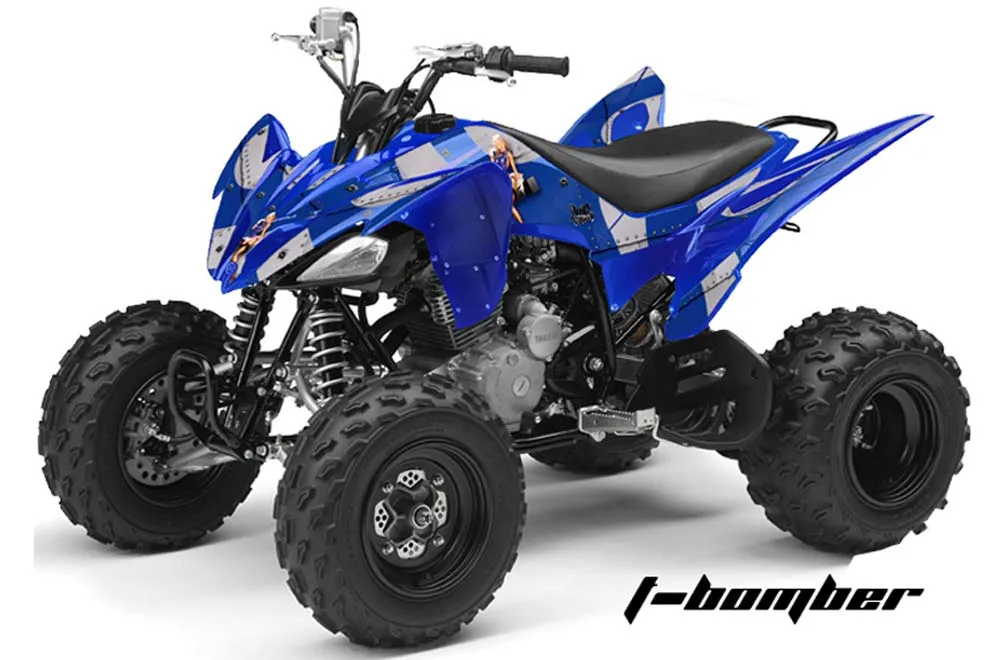 Yamaha Raptor 250 ATV Graphic Kit - 2008-2014 T Bomber Blue
