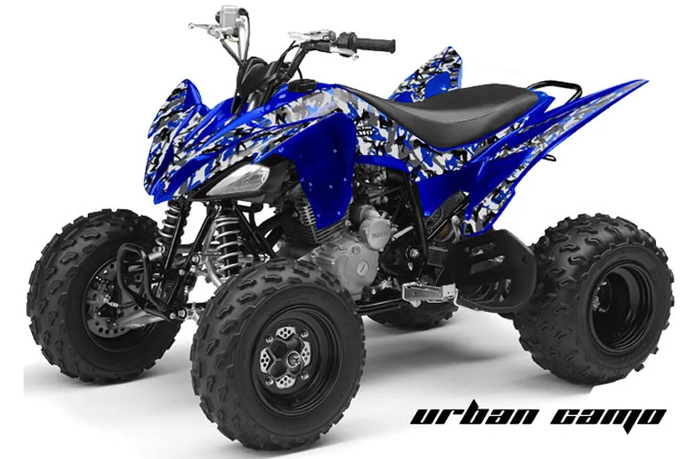 Yamaha Raptor 250 ATV Graphic Kit - 2008-2014 Urban Camo Blue