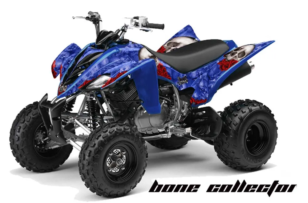 Yamaha Raptor 350 ATV Graphic Kit - 2004-2014 Bone Collector Blue