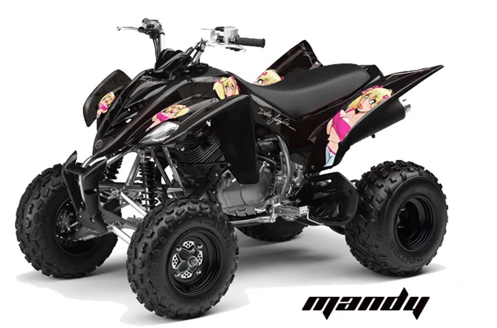 Yamaha Raptor 350 ATV Graphic Kit - 2004-2014 Mandy Pink