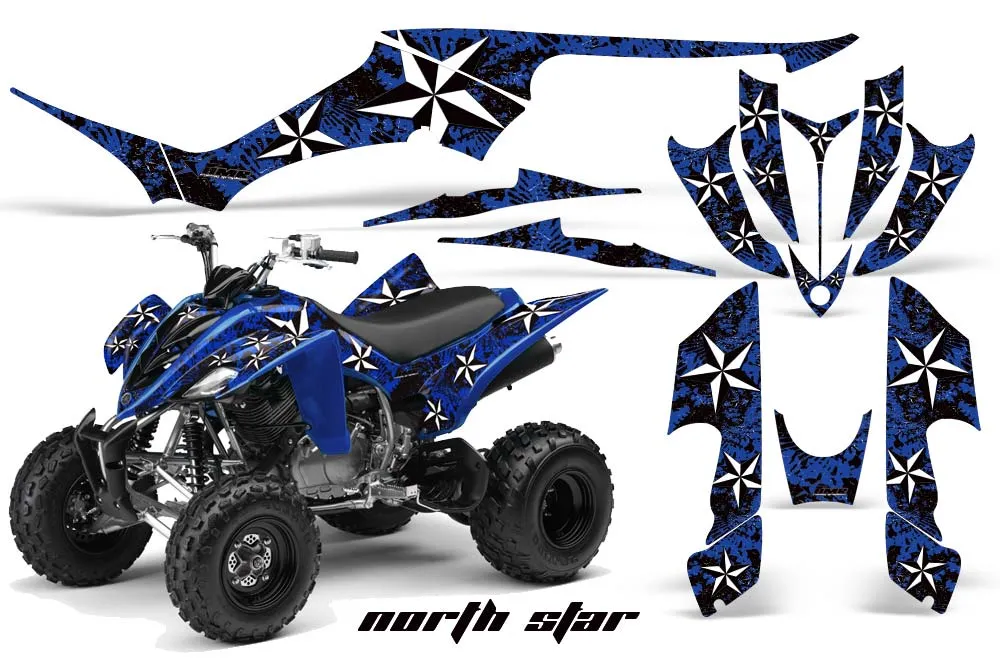 Yamaha Raptor 350 ATV Graphic Kit - 2004-2014 Northstar Blue