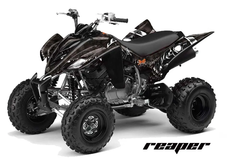 Yamaha Raptor 350 ATV Graphic Kit - 2004-2014 Reaper Black
