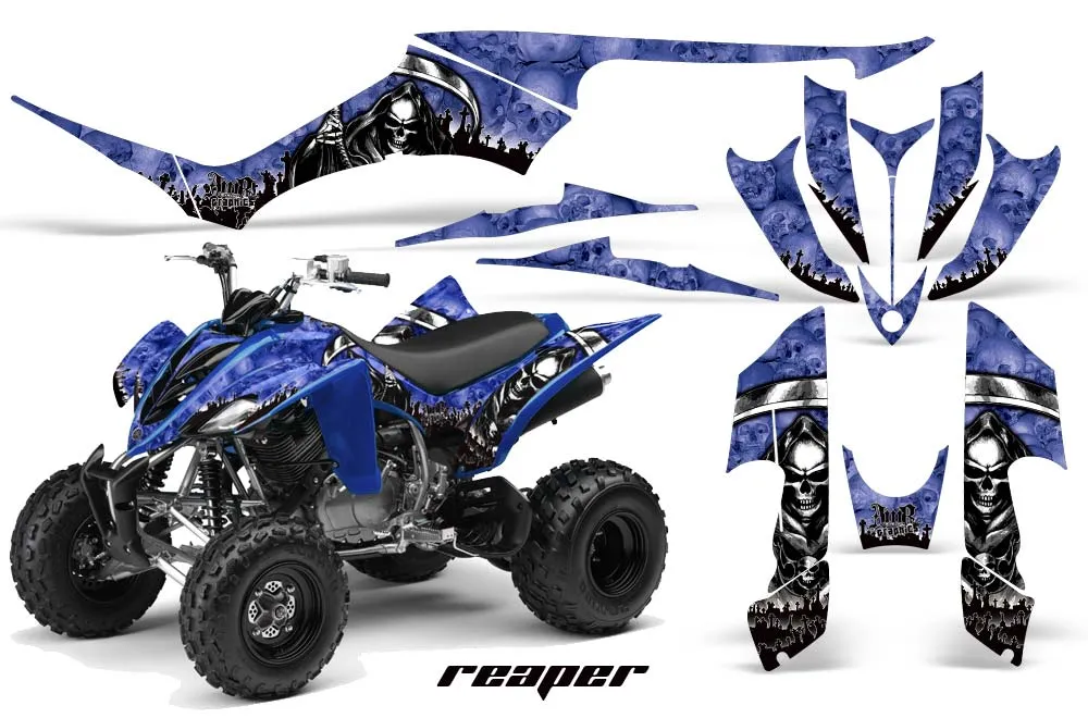 Yamaha Raptor 350 ATV Graphic Kit - 2004-2014 Reaper Blue