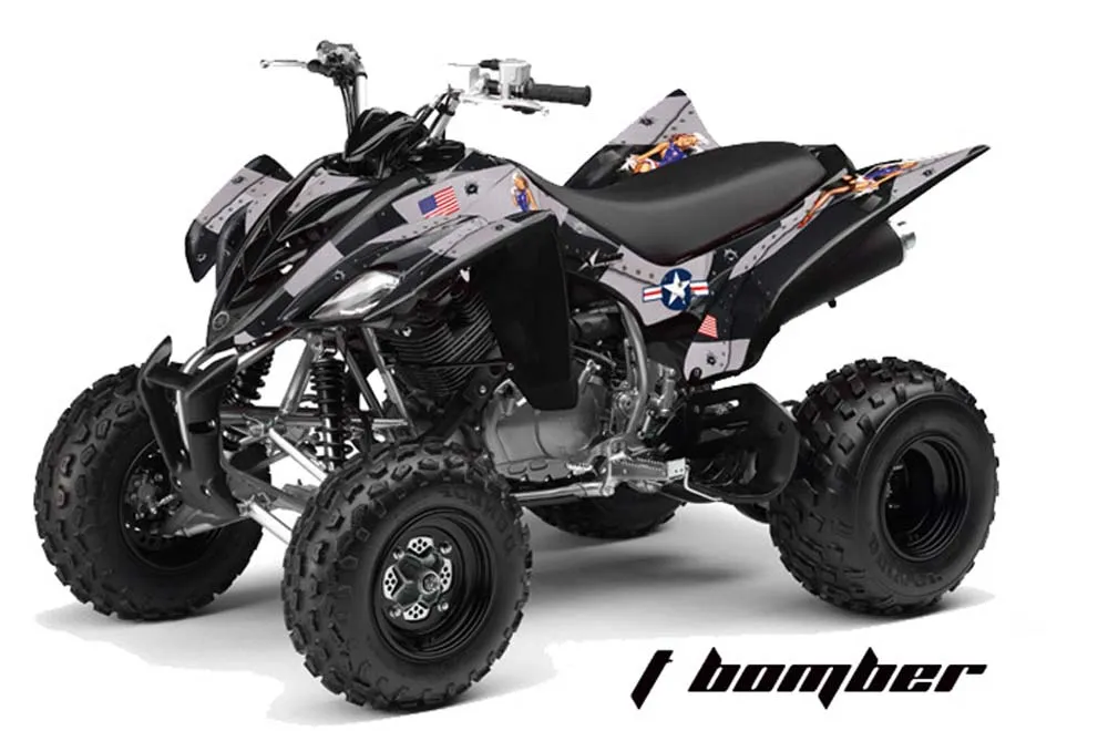 Yamaha Raptor 350 ATV Graphic Kit - 2004-2014 T Bomber Black