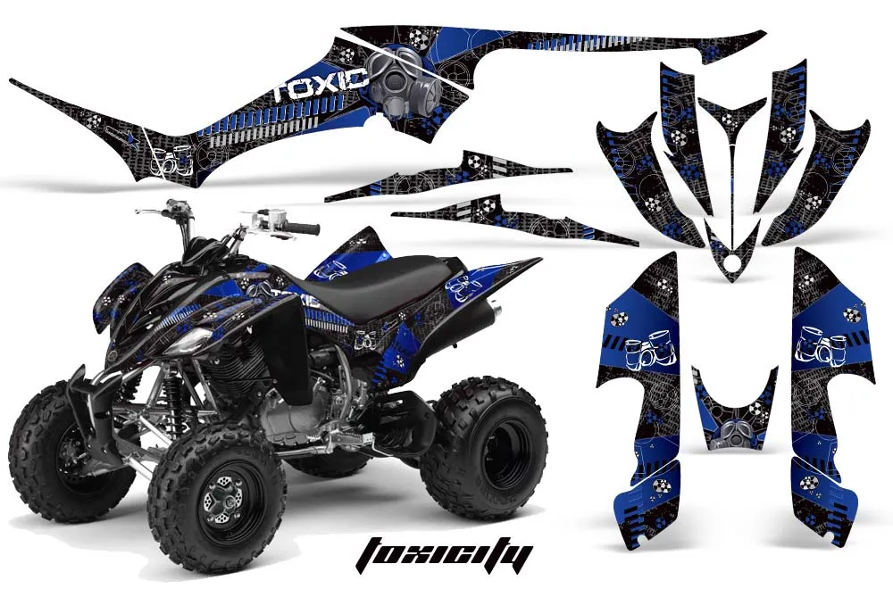Yamaha Raptor 350 ATV Graphic Kit - 2004-2014 Toxicity Blue