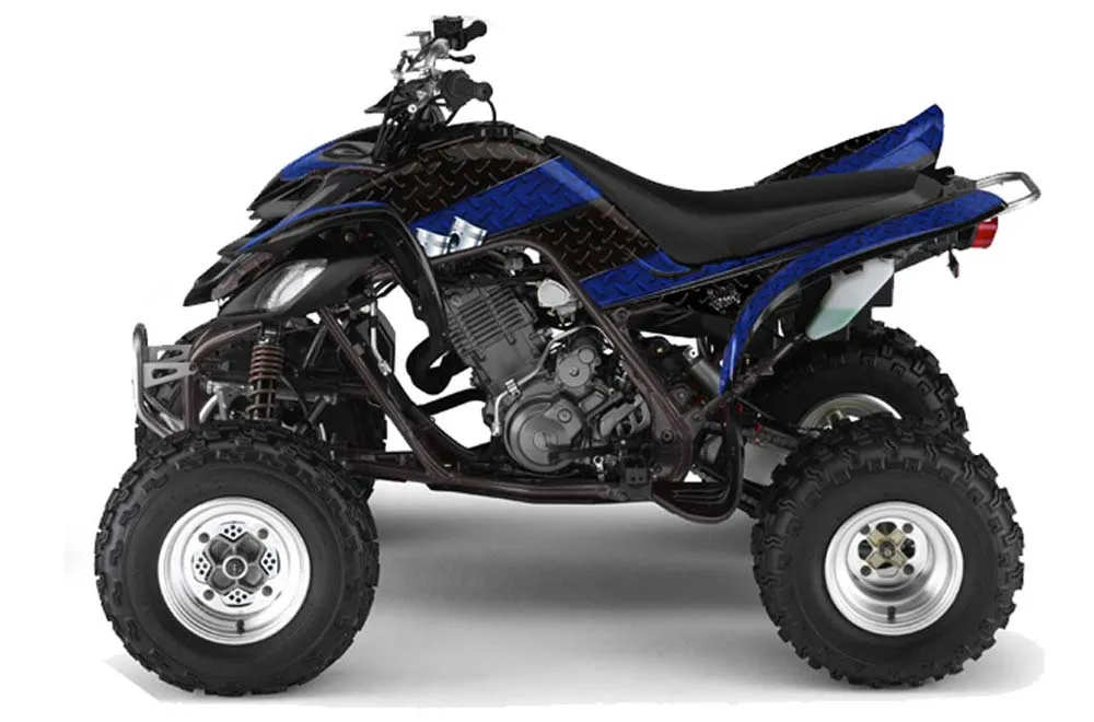 Yamaha Raptor 660 ATV Graphic Kit - 2001-2005 Diamond Race Blue