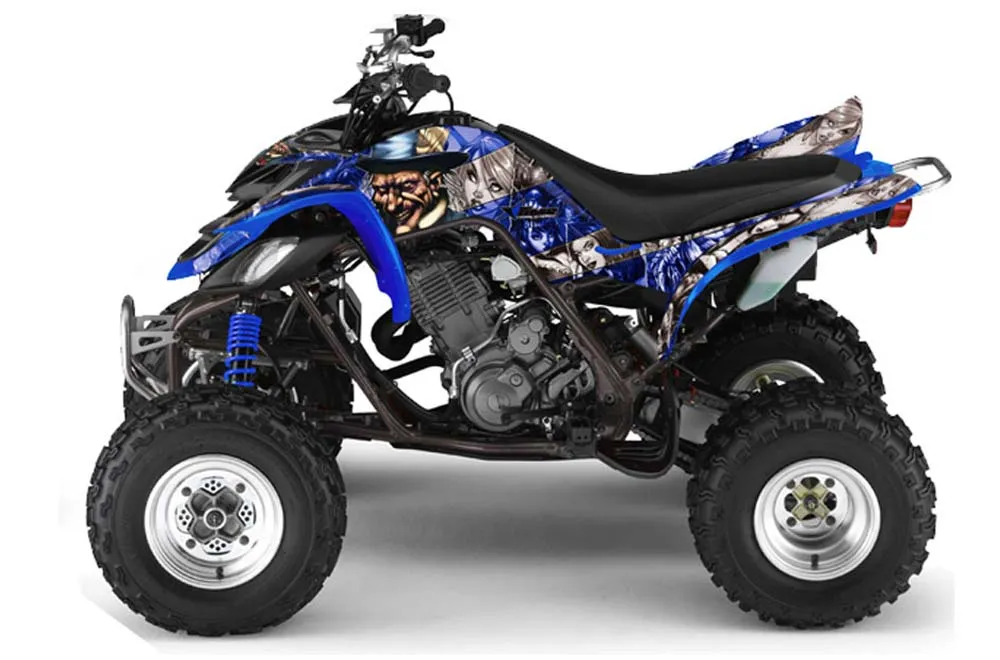 Yamaha Raptor 660 ATV Graphic Kit - 2001-2005 Mad Hatter Green