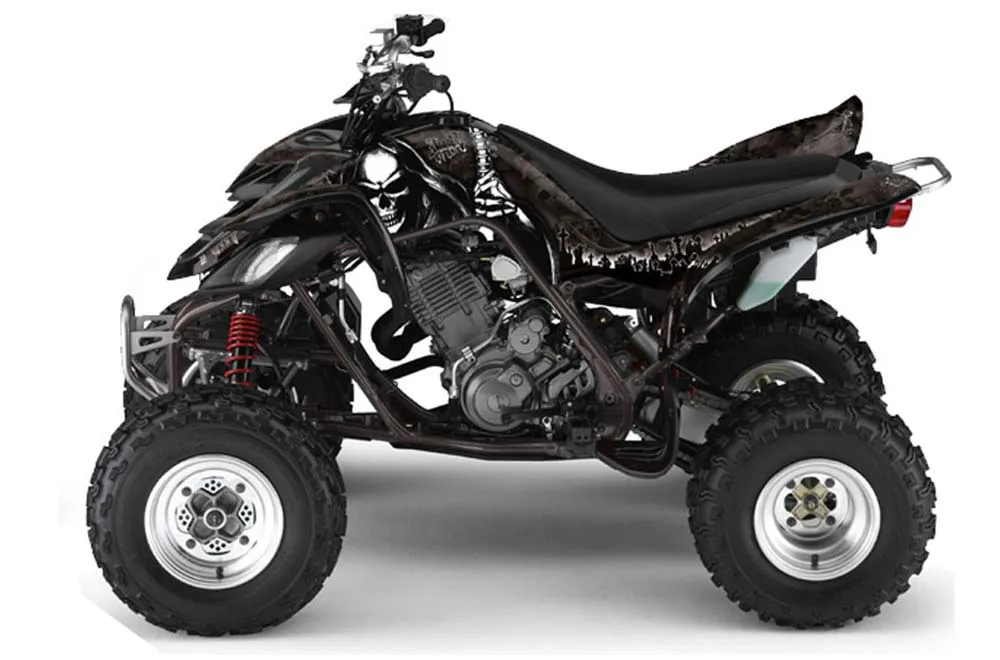 Yamaha Raptor 660 ATV Graphic Kit - 2001-2005 Reaper Black