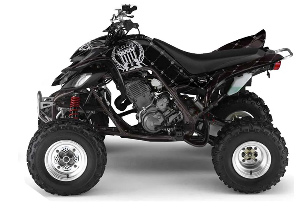 Yamaha Raptor 660 ATV Graphic Kit - 2001-2005 Silver Star - Reloaded Silver