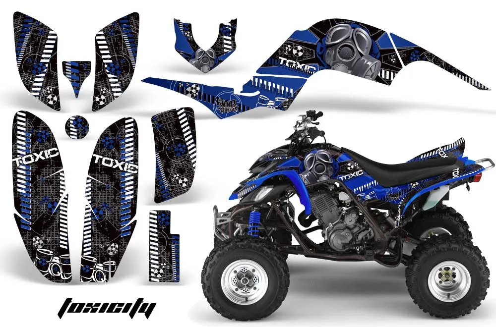 Yamaha Raptor 660 ATV Graphic Kit - 2001-2005 Toxicity Blue