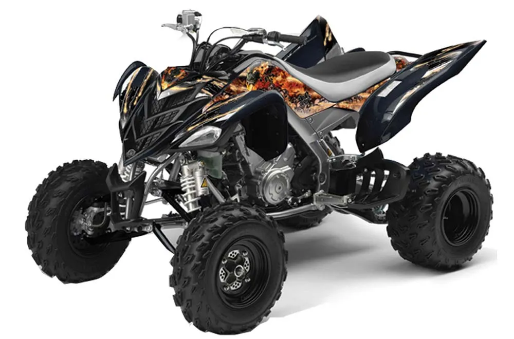 Yamaha Raptor 700 ATV Graphic Kit - 2006-2012 Firestorm White