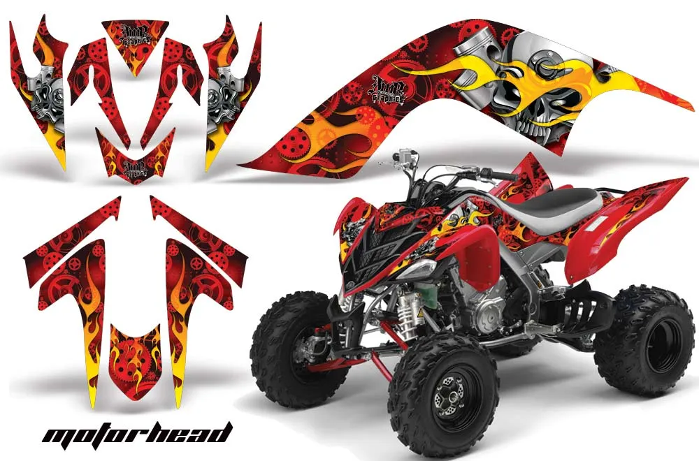 Yamaha Raptor 700 ATV Graphic Kit - 2006-2012 Motorhead Blue