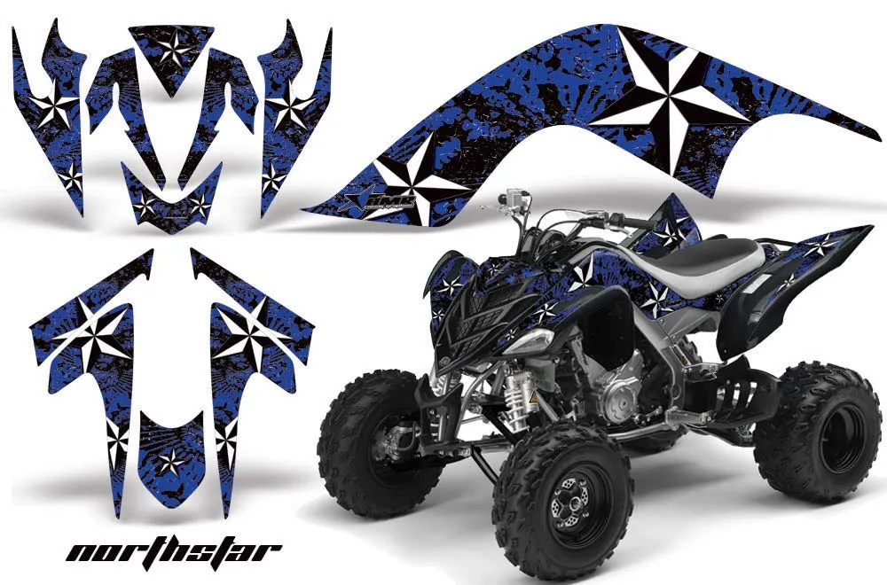 Yamaha Raptor 700 ATV Graphic Kit - 2006-2012 Motorhead Silver
