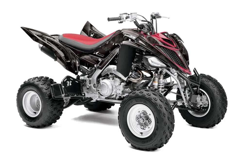 Yamaha Raptor 700 ATV Graphic Kit - 2006-2012 Reaper Black