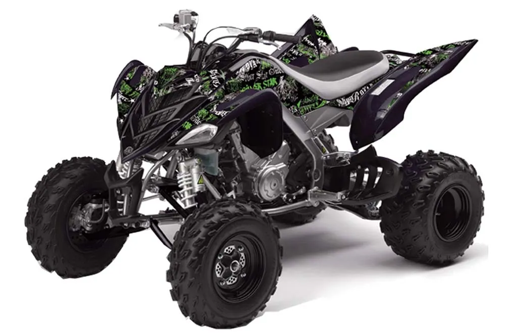 Yamaha Raptor 700 ATV Graphic Kit - 2006-2012 Silver Star - Silverhaze Green