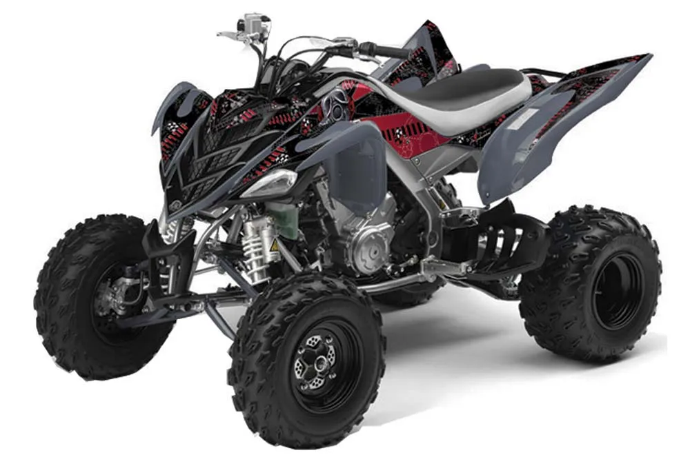 Yamaha Raptor 700 ATV Graphic Kit - 2006-2012 Toxicity Maroon