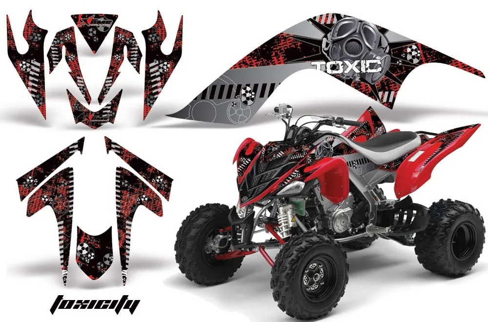 Yamaha Raptor 700 ATV Graphic Kit - 2006-2012 Toxicity Silver