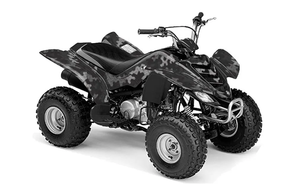 Yamaha Raptor 80 ATV Graphic Kit - 2003-2016 Camoplate Black