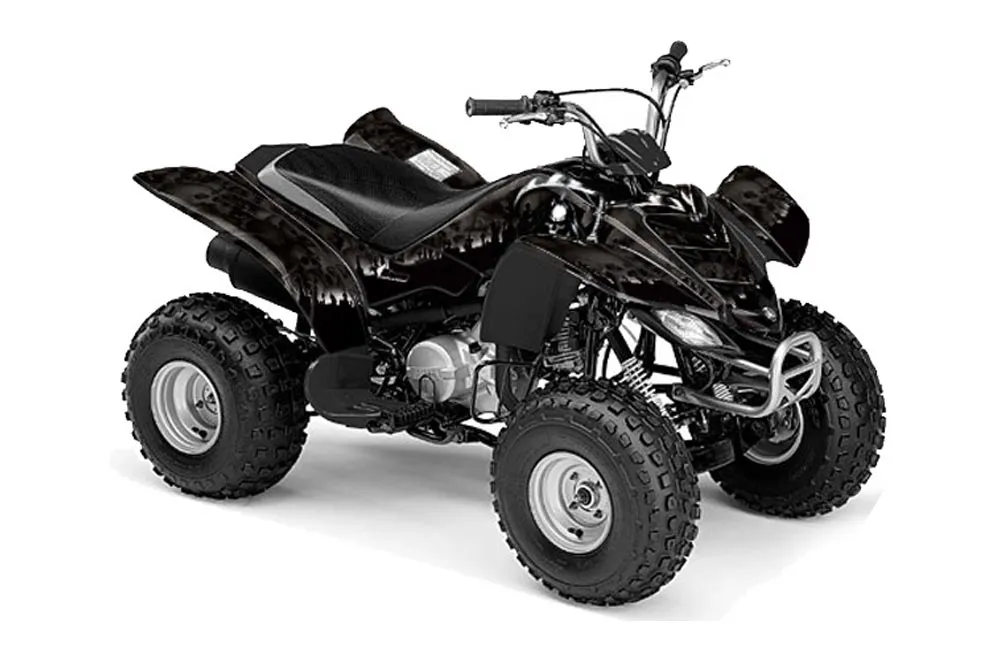 Yamaha Raptor 80 ATV Graphic Kit - 2003-2016 Reaper Black