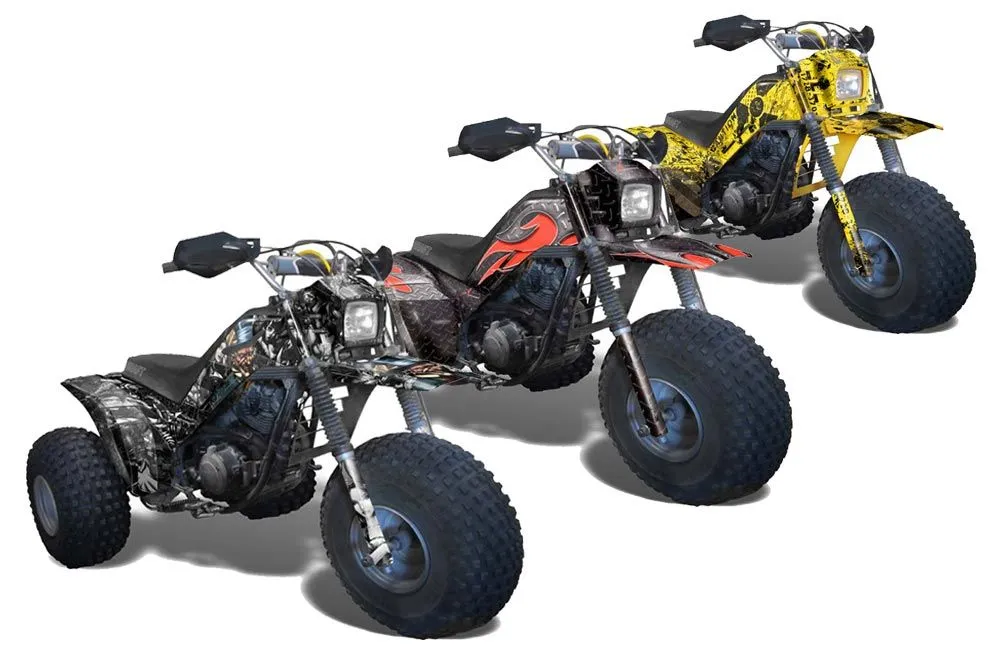 Yamaha Shaft DX 225 - 3 Wheeler ATV Custom Graphic Kit - 1983-1985