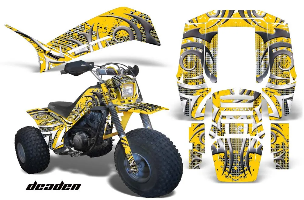 Yamaha Shaft DX 225 - 3 Wheeler ATV Graphic Kit - 1983-1985 Deaden Yellow