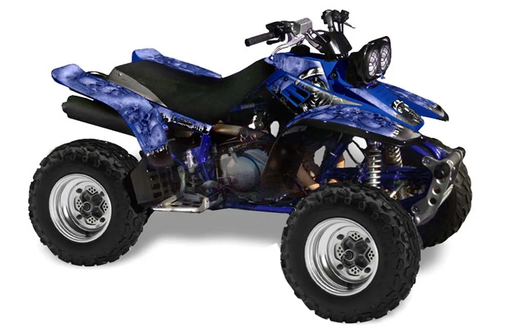 Yamaha Warrior 350 ATV Graphic Kit - All Years Reaper Blue