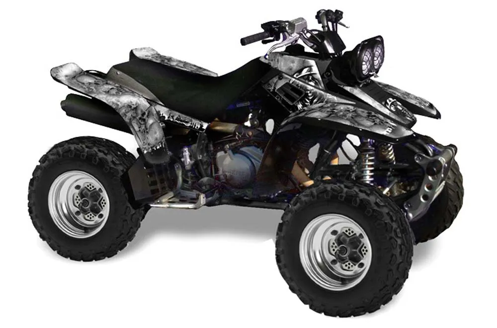 Yamaha Warrior 350 ATV Graphic Kit - All Years Reaper Silver