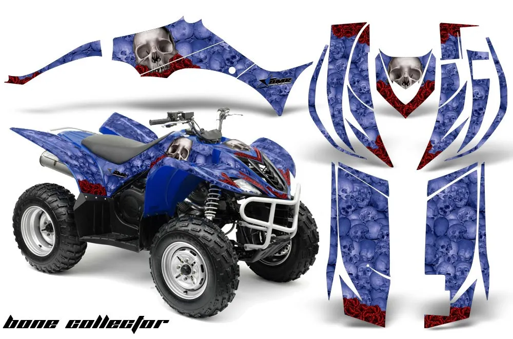 Yamaha Wolverine ATV Graphic Kit - 2006-2012 Bone Collector Blue