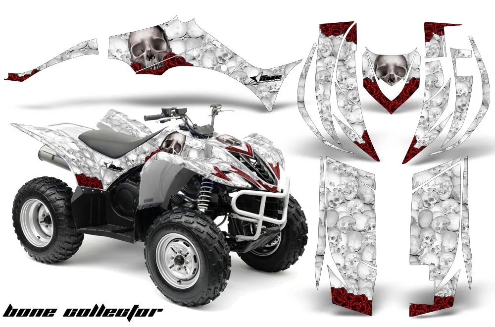 Yamaha Wolverine ATV Graphic Kit - 2006-2012 Bone Collector White