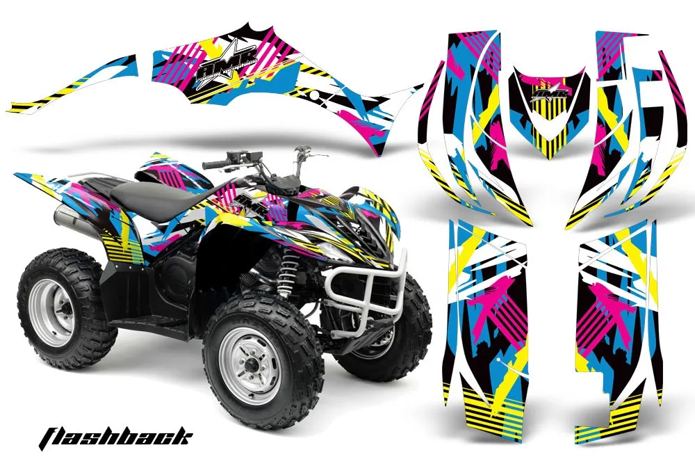 Yamaha Wolverine ATV Graphic Kit - 2006-2012 Flashback Pink