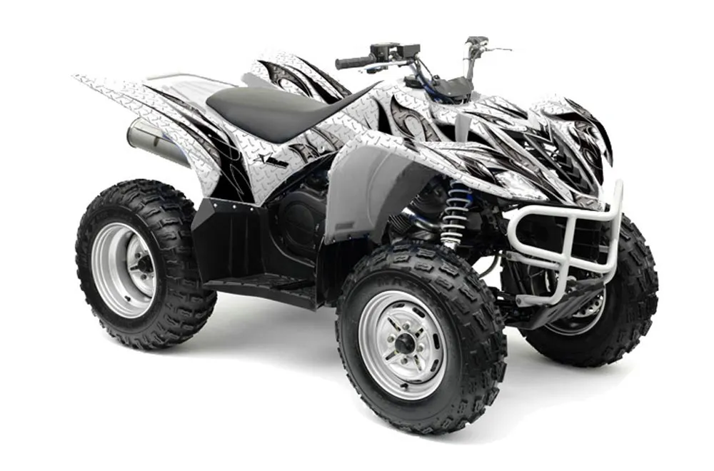Yamaha Wolverine ATV Graphic Kit - 2006-2012 Tribal Flames Black