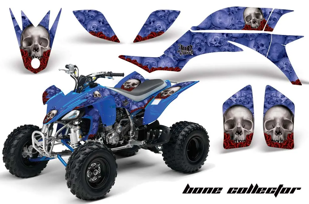 Yamaha YFZ 450 ATV Graphic Kit - 2004-2014 Bone Collector Blue