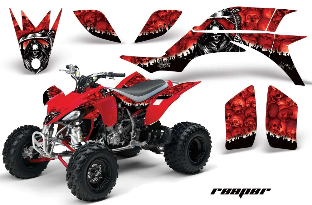 Yamaha YFZ 450 ATV Graphic Kit - 2004-2014 Reaper Red