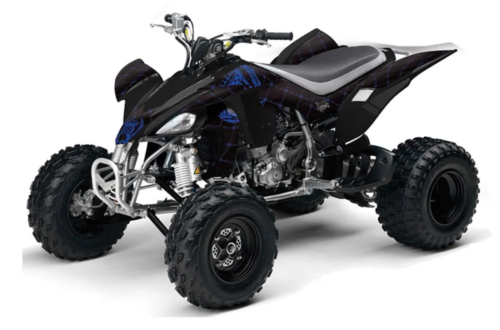 Yamaha YFZ 450 ATV Graphic Kit - 2004-2014 Silver Star - Reloaded Blue