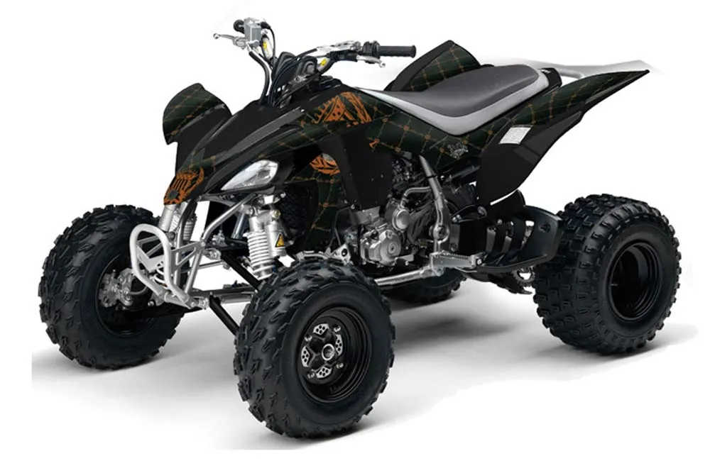 Yamaha YFZ 450 ATV Graphic Kit - 2004-2014 Silver Star - Reloaded Orange