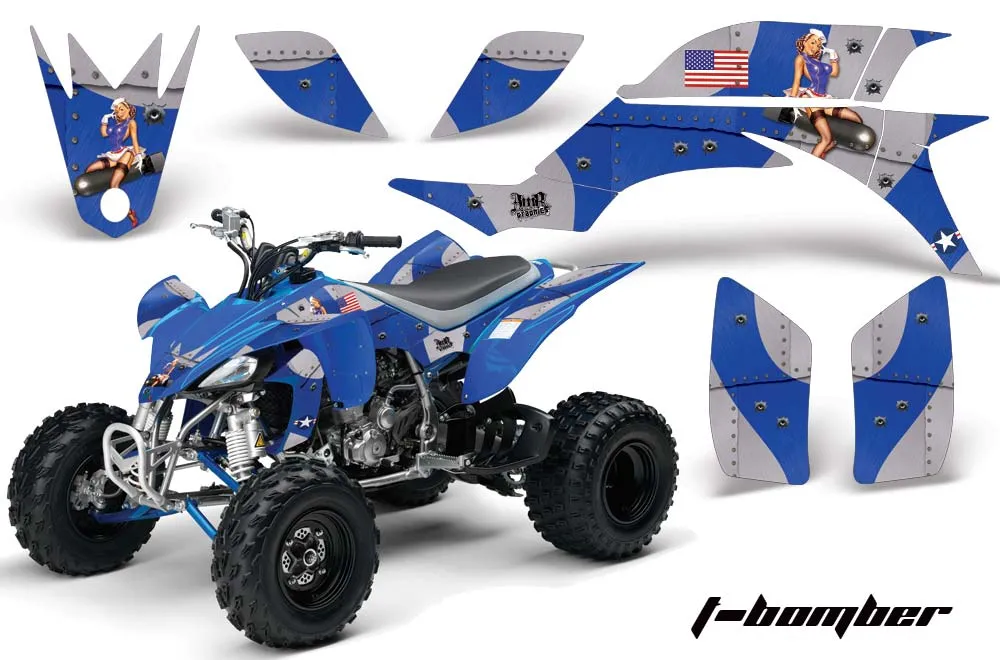 Yamaha YFZ 450 ATV Graphic Kit - 2004-2014 T Bomber Blue